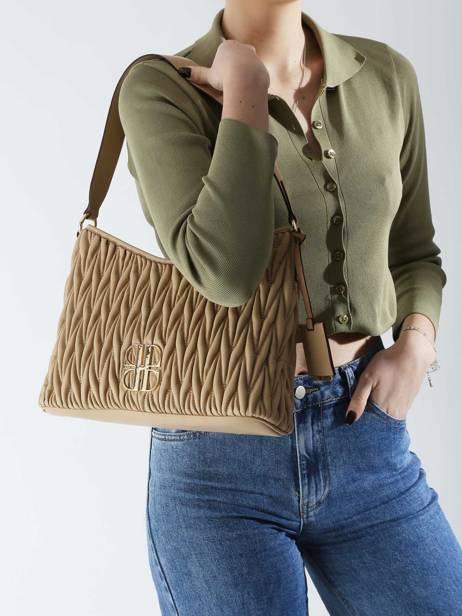 Schoudertas Isabelle Laurent david Beige ld bags 745 ander zicht 1